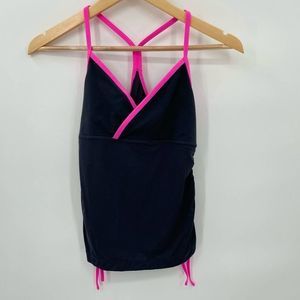 Lululemon Grey Pink Athletic Top Sz M